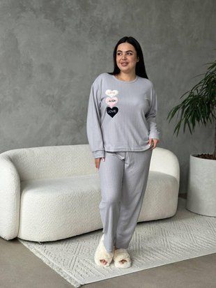 Сонячна піжама Plus size &ldquo;Тепло і впевненість&rdquo;, арт. 4308/2, розмір 2XL DO4308/2 фото