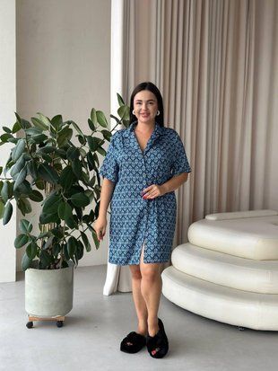 Сонячна піжама Plus size &ldquo;Спокійний сон&rdquo;, арт. 3510, розмір 2XL DO3510 фото