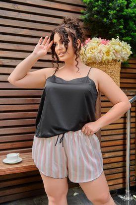 Елегантна піжама Plus size &ldquo;Сон у стилі люкс&rdquo;, арт. 2409, розмір XL DO2409 фото