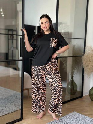 Розкішна піжама Plus size &ldquo;Краса без обмежень&rdquo;, арт. 3621/1, розмір 2XL DO3621/1 фото