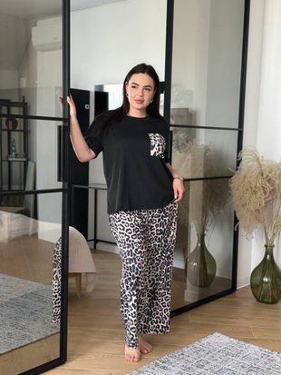 Впевнена піжама Plus size &ldquo;Ніч, що надихає&rdquo;, арт. 3621, розмір 2XL DO3621 фото