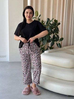 Трендова піжама Plus size &ldquo;Відчуття легкості&rdquo;, арт. 2844, розмір XL DO2844 фото